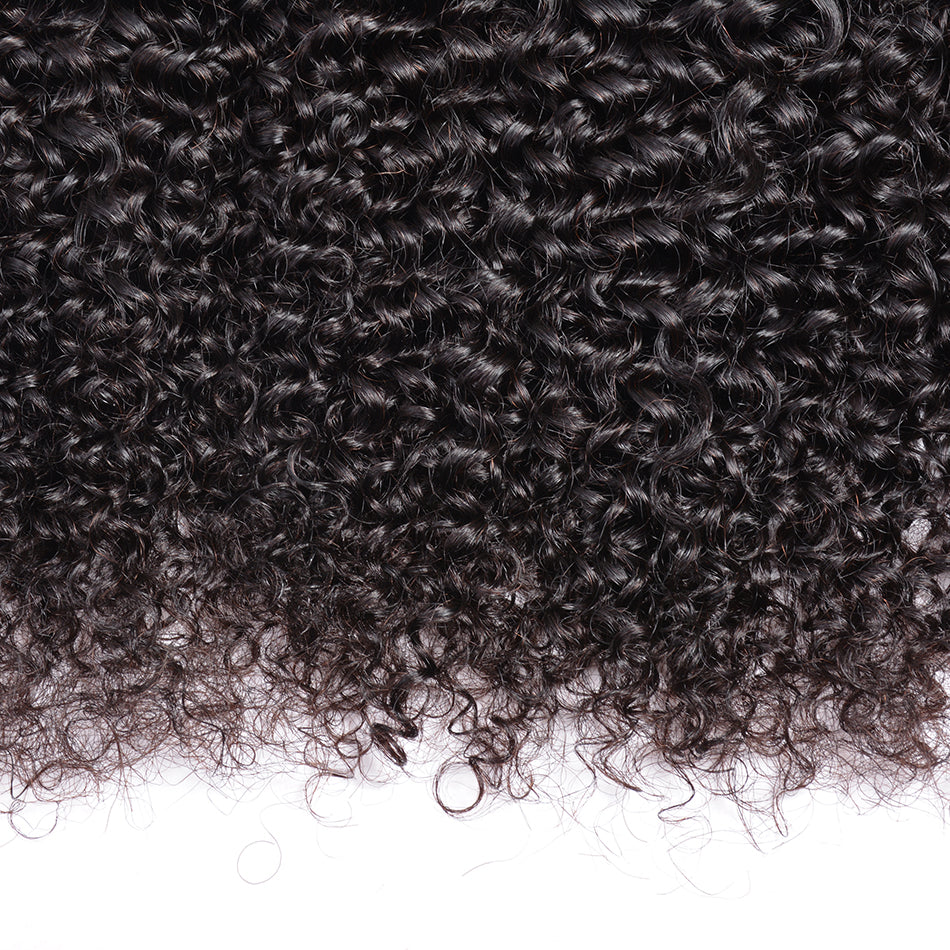 Lanfy Hair 3 Bundles Brazilian 10A Curly Hair Bundles On Sale 100% Human Hair