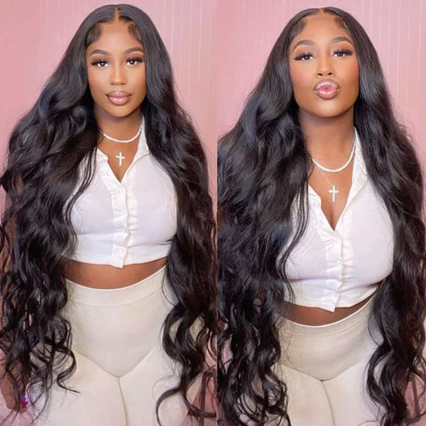 Bouncy Body Wave Transparent Lace Wigs Best Beauty Human Hair Flash Sale